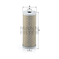 Фильтр масляный MANN-FILTER H 623